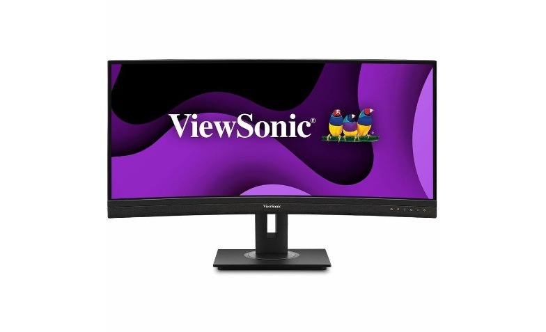 ViewSonic 2021年製 フル HD 液晶 ディスプレイ モニター ViewSonic Ergonomic VG3456C - 21:9 Curved 1440p IPS Monitor with