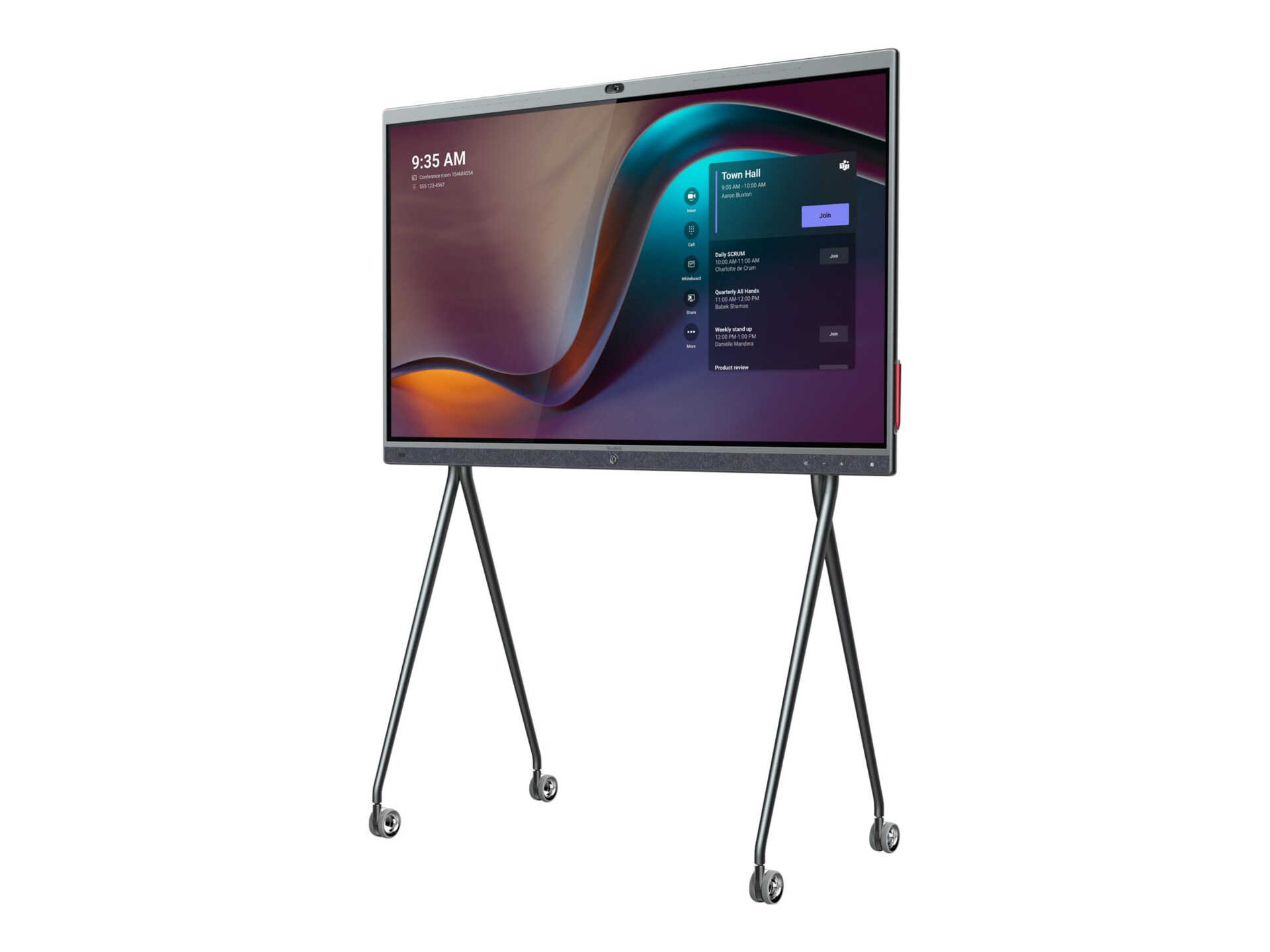Yealink MeetingBoard 65" LED-backlit LCD display - 4K - for interactive communication