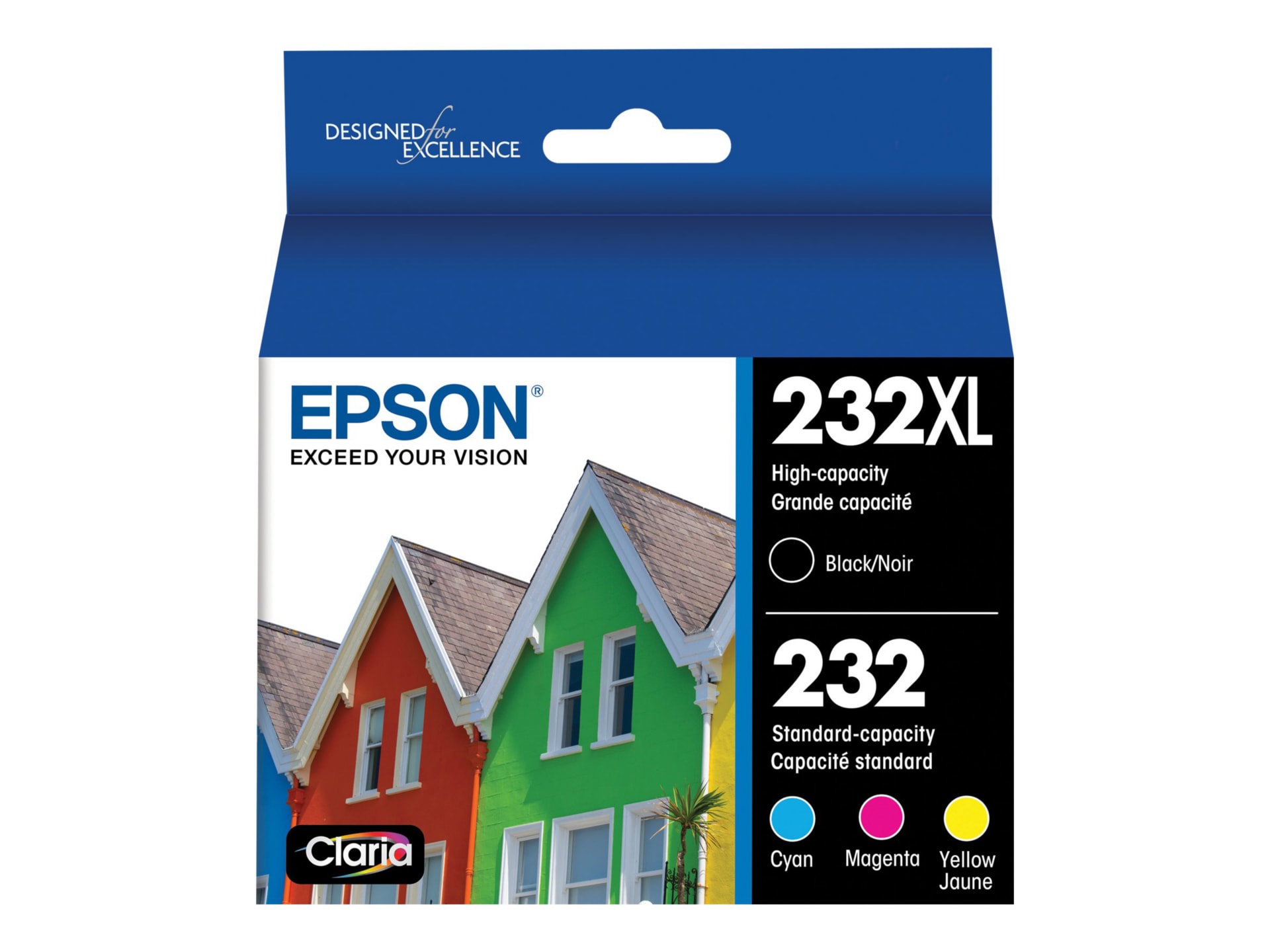 Epson 232/232XL Multipack - 4-pack - Hight Capacity (black) + Standard Capacity - black, yellow, cyan, magenta -