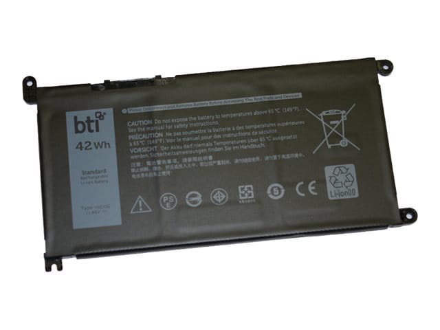 BTI YRDD6-BTI 11.46V 42WHR LI-ION BATTERY 0YRDD6, 1VX1H, VM732, YRDD6 INSPI