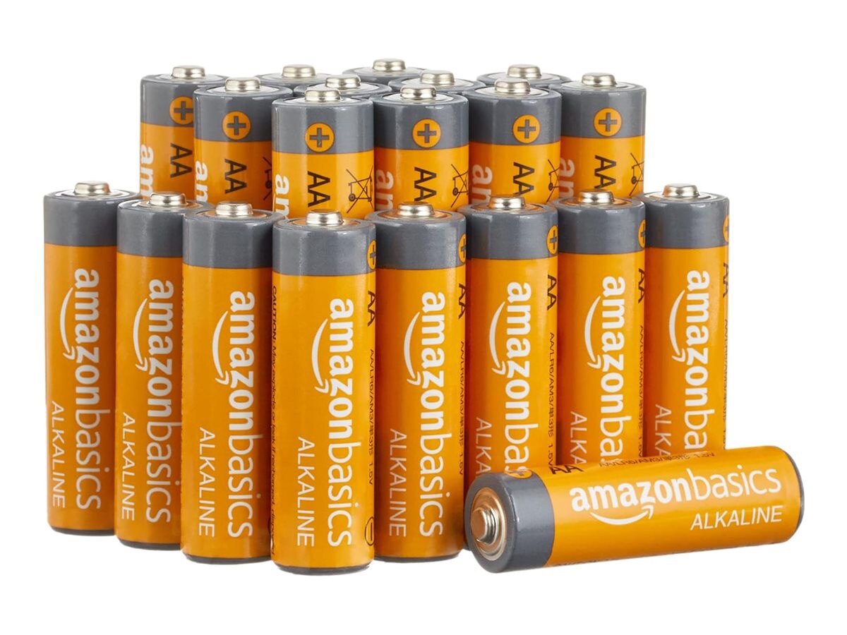 AMAZON AA ALKALINE BATTERIES 20 PACK