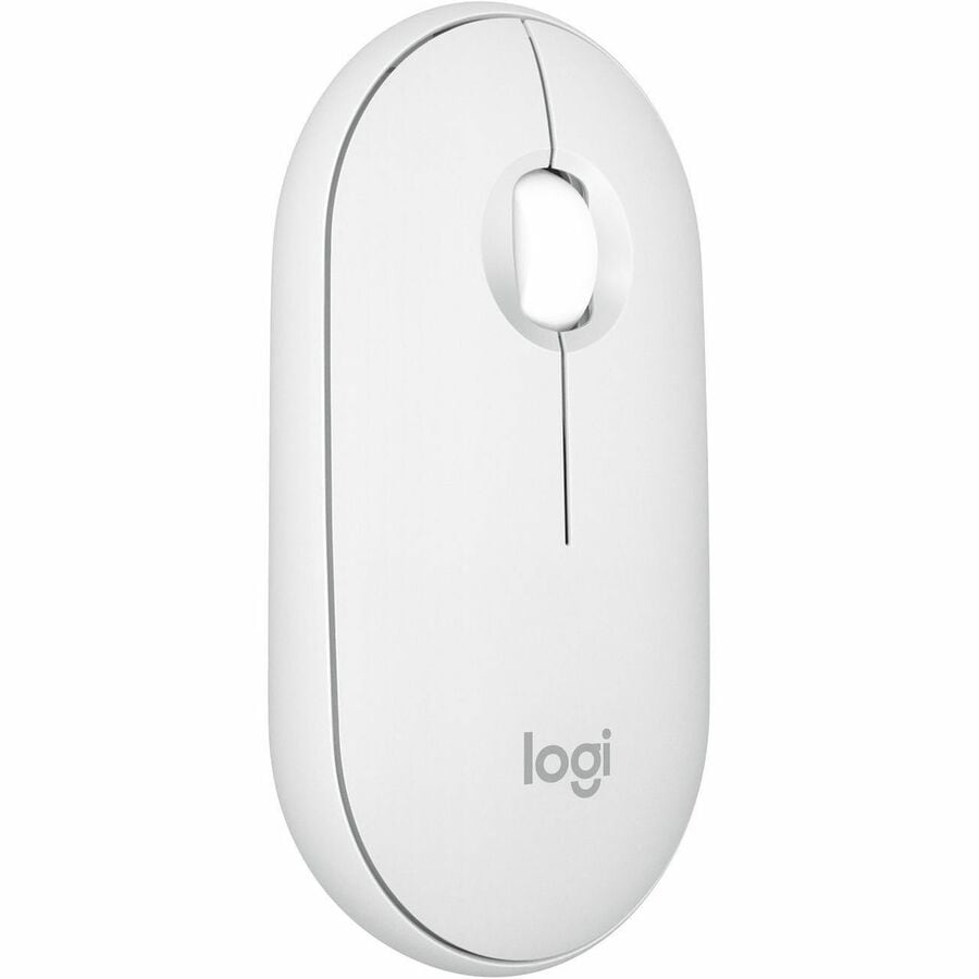 Logitech Pebble Mouse 2 M350s Slim Bluetooth Wireless Mouse, Tonal White - mouse - Bluetooth - tonal white