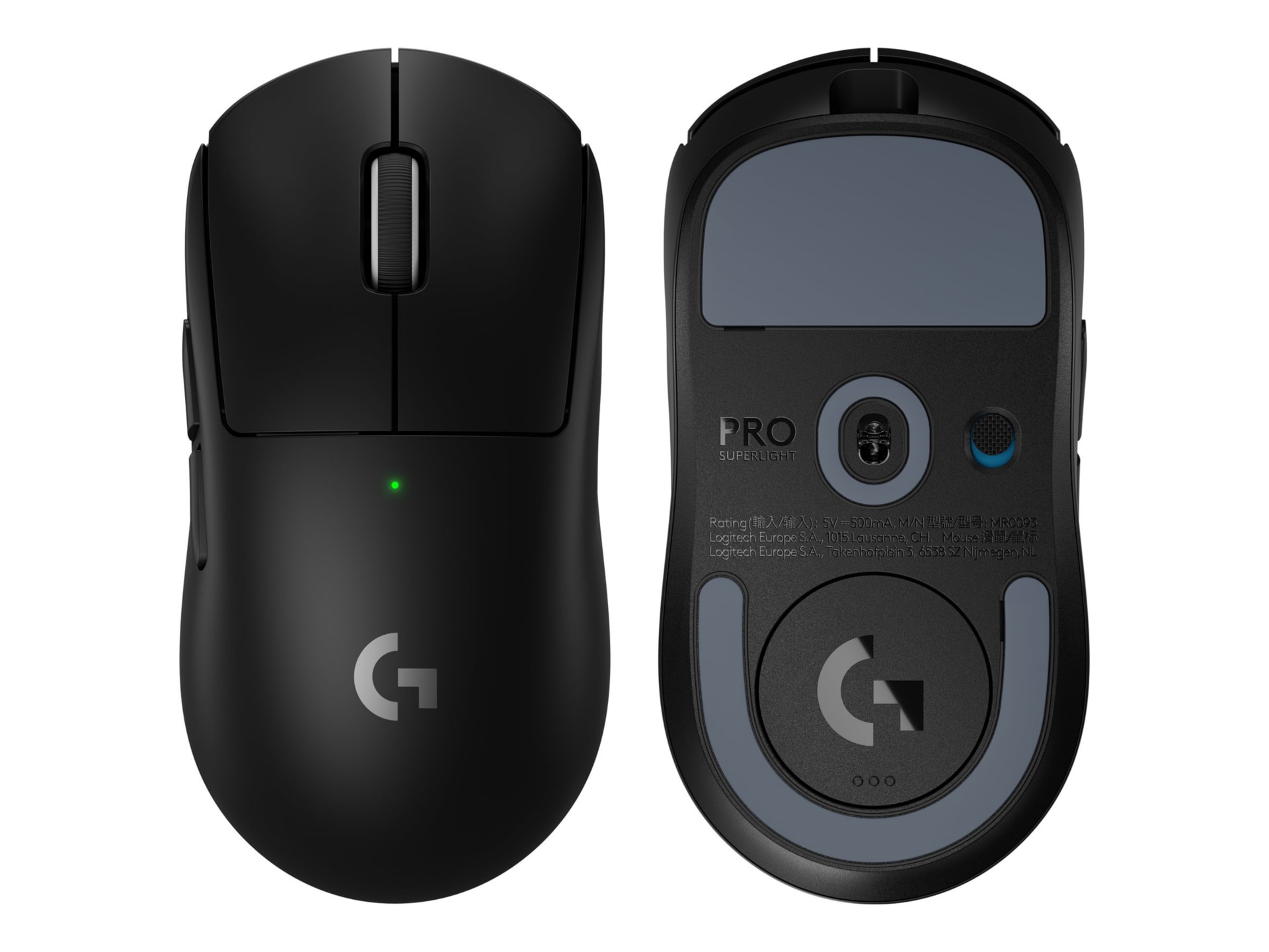 Logitech G PRO X SUPERLIGHT 2 LIGHTSPEED Wireless Gaming Mouse, Black - mou