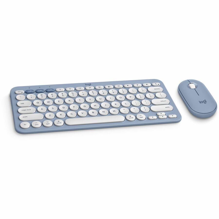 Logitech Pebble 2 Combo for Mac, Wireless Keyboard and Mouse, Slim, Quiet a