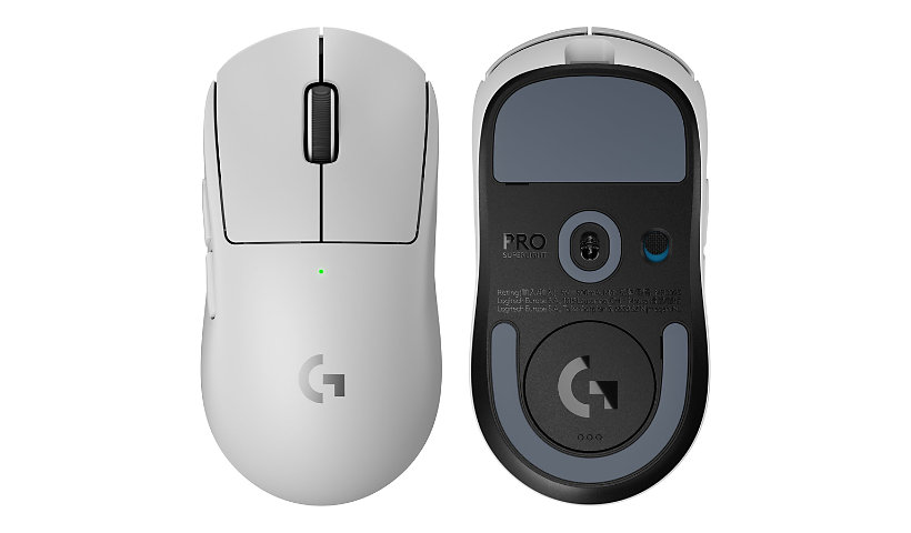 Logitech G PRO X SUPERLIGHT 2 LIGHTSPEED Wireless Gaming Mouse, White - mouse - 2.4 GHz - white