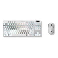 Logitech G PRO X TKL LIGHTSPEED Wireless Gaming Keyboard, Tactile Switches (GX Brown), White - keyboard