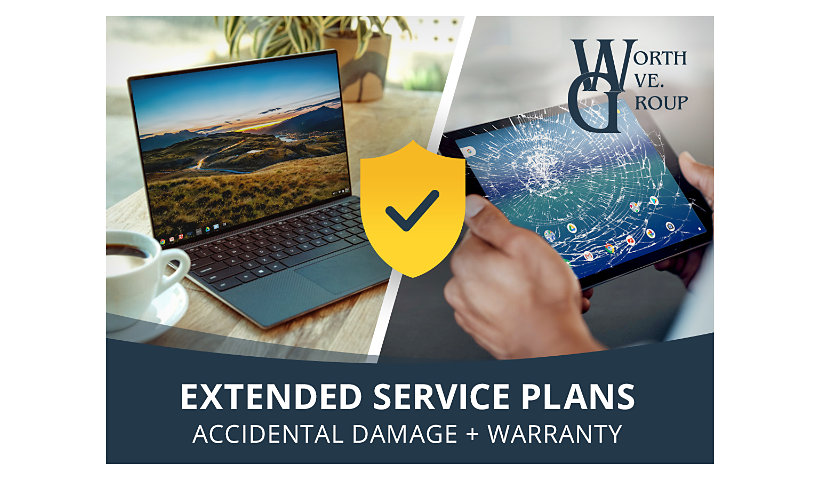 Worth Ave. Group-Laptop/Tablet Service Plan with Extended Warranty-4 Years-$1500-$1999 Device Value (Commercial)