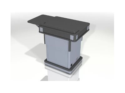 Spectrum Honors - lectern - rectangular - steel mesh