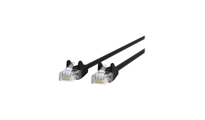 Belkin Cat6 100ft Black Ethernet Patch Cable, UTP, 24 AWG, Snagless, Molded, RJ45, M/M, 100'