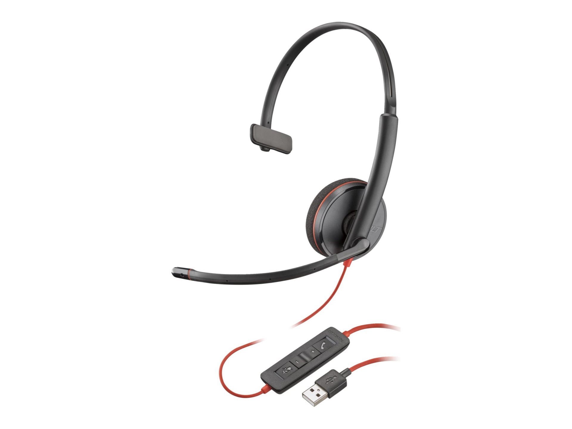 Poly Blackwire 3210 Monaural USB-A Headset