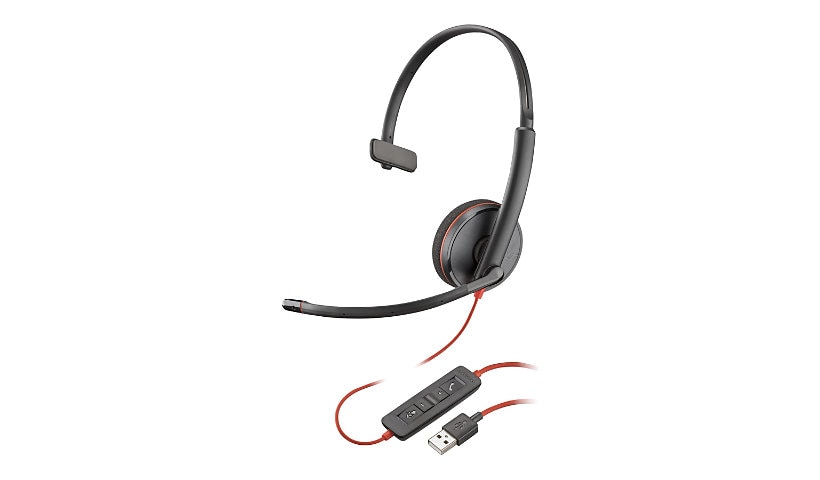 Poly Blackwire 3210 Monaural USB-A Headset