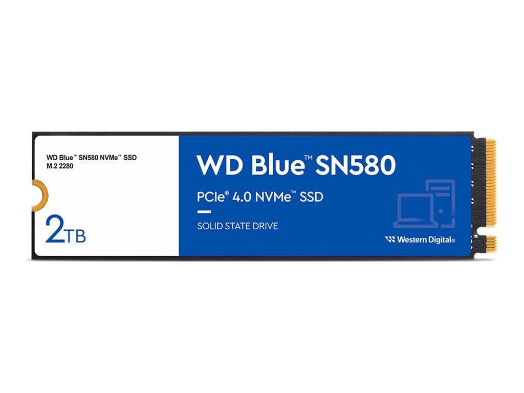 WD Blue SN580 - SSD - 2 TB - PCIe 4.0 x4 (NVMe)