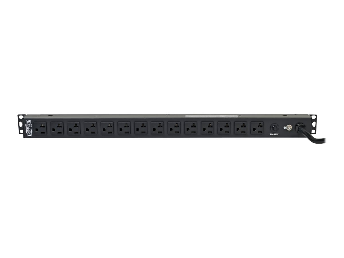 Eaton Tripp Lite Series PDU Basic 120V 2.4kW 20A 5-15/20R 14 Outlet L5-20P Vertical 0URM - vertical rackmount - power