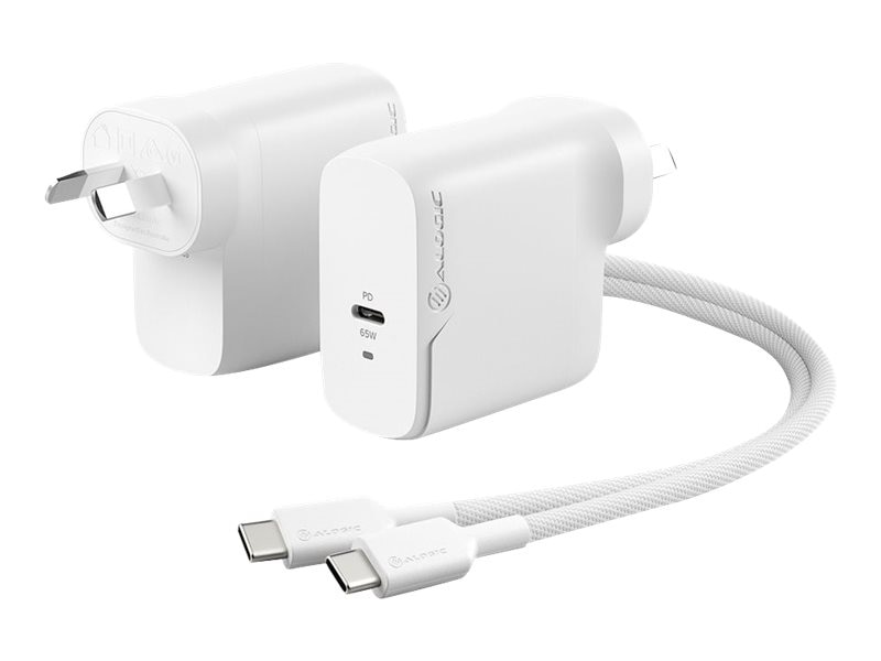 ALOGIC Rapid Power 1X65 GaN Charger power adapter - 24 pin USB-C - 65 Watt