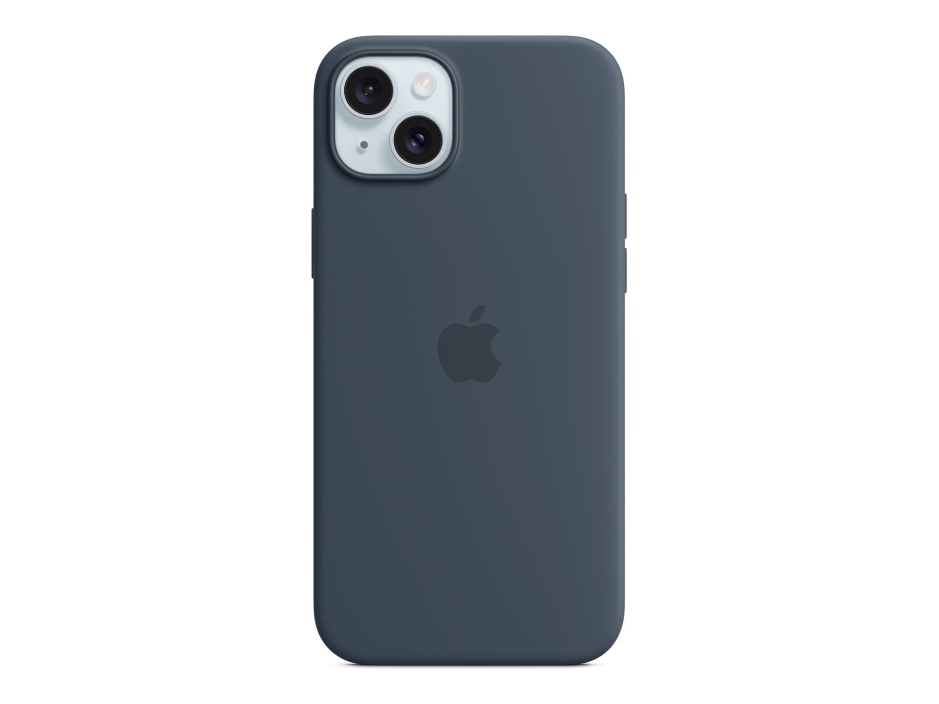 iPhone 15 Plus Silicone Case with MagSafe - Storm Blue