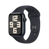 Apple Watch SE 2nd gen (GPS) 44mm Midnight Aluminum Case w S/M Sport Band