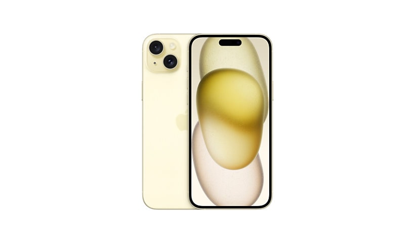 Apple iPhone 15 Plus - Yellow - 5G smartphone - 128 GB - Wi-Fi + Cellular - 2023