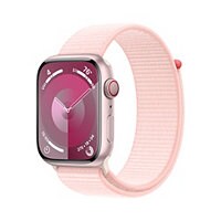 Apple Watch Series 9 (GPS + Cellular) - Pink Aluminum 45mm Smart Watch - Li