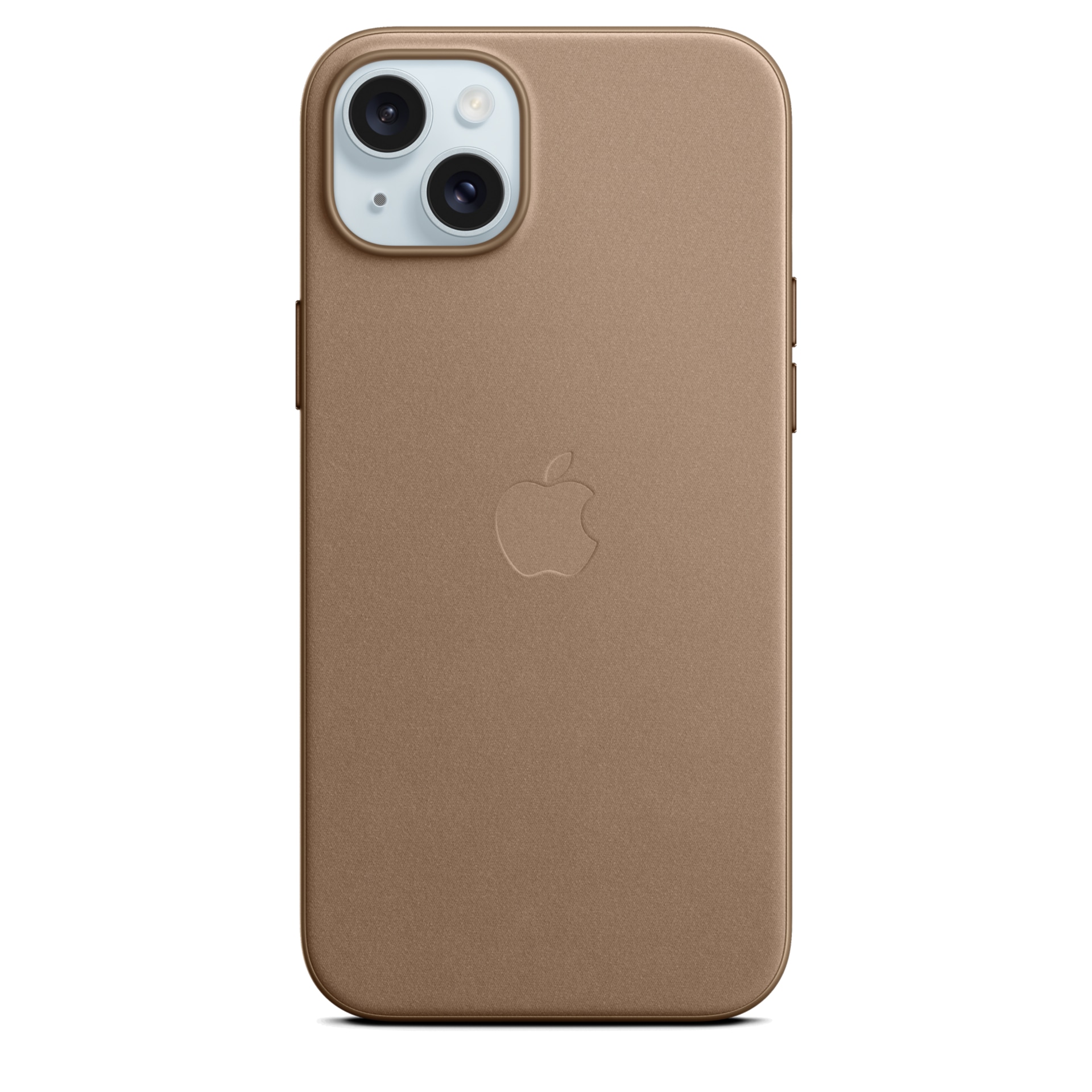 Apple FineWoven Case with MagSafe - For iPhone 15 Plus - Taupe