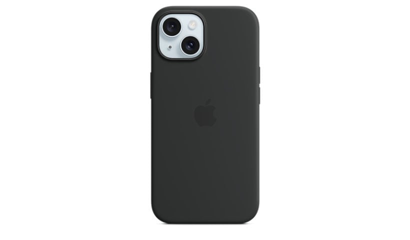 iPhone 15 Silicone Case with MagSafe - Black