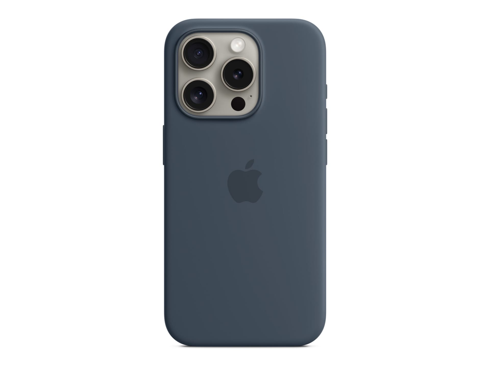 iPhone 15 Pro Silicone Case with MagSafe - Storm Blue