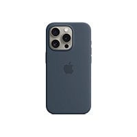 iPhone 15 Pro Silicone Case with MagSafe - Storm Blue