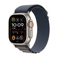 Apple Watch Ultra 2 (GPS+Cell) 49mm Titanium Case w Med Blue Alpine Loop