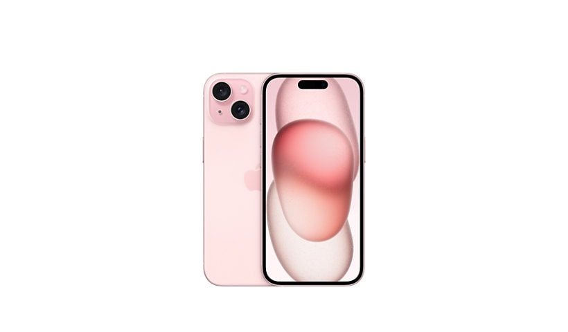 Apple iPhone 15 - Pink - 5G smartphone - 128 GB - Wi-Fi + Cellular - 2023