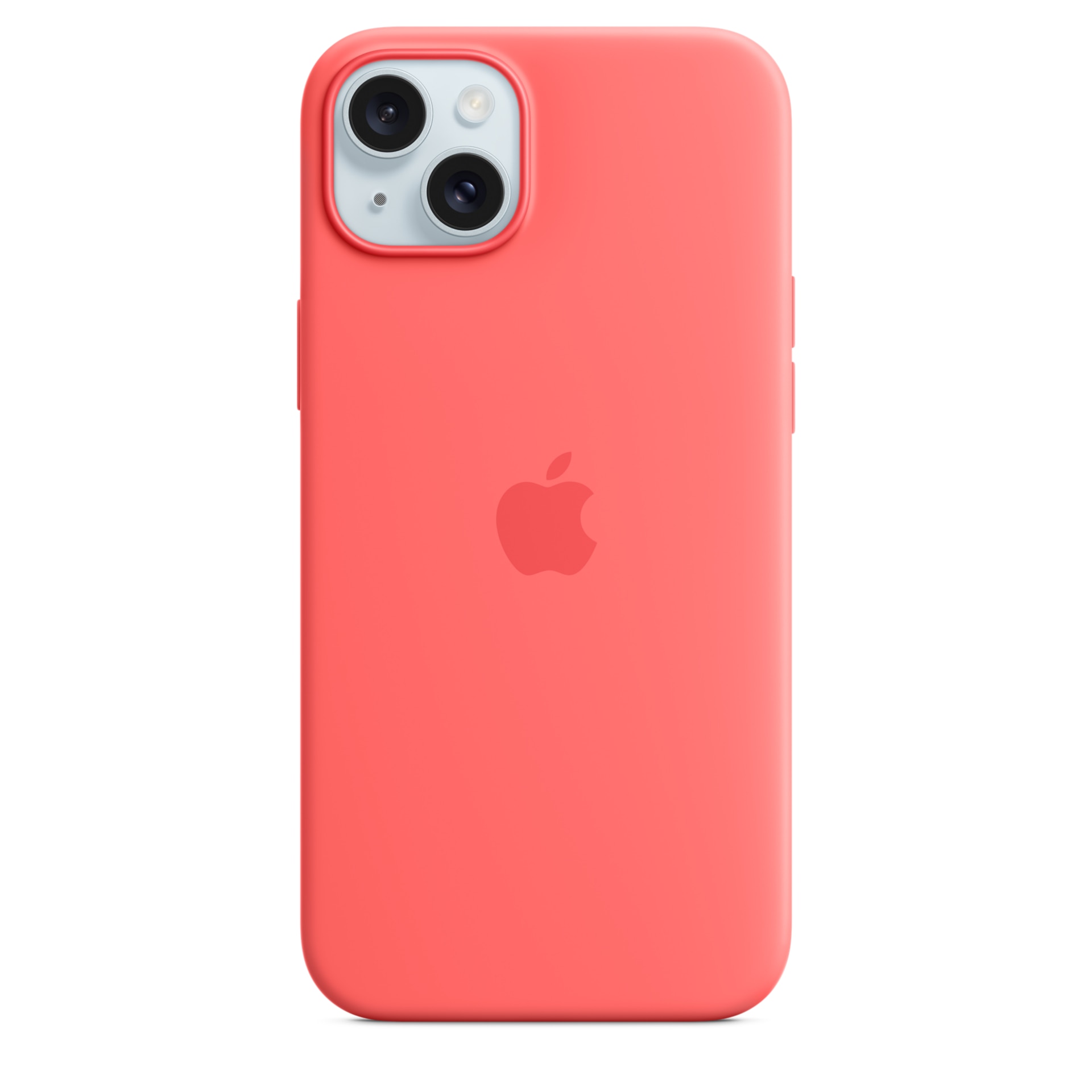 Apple Silicone Case with MagSafe - For iPhone 15 Plus - Guava
