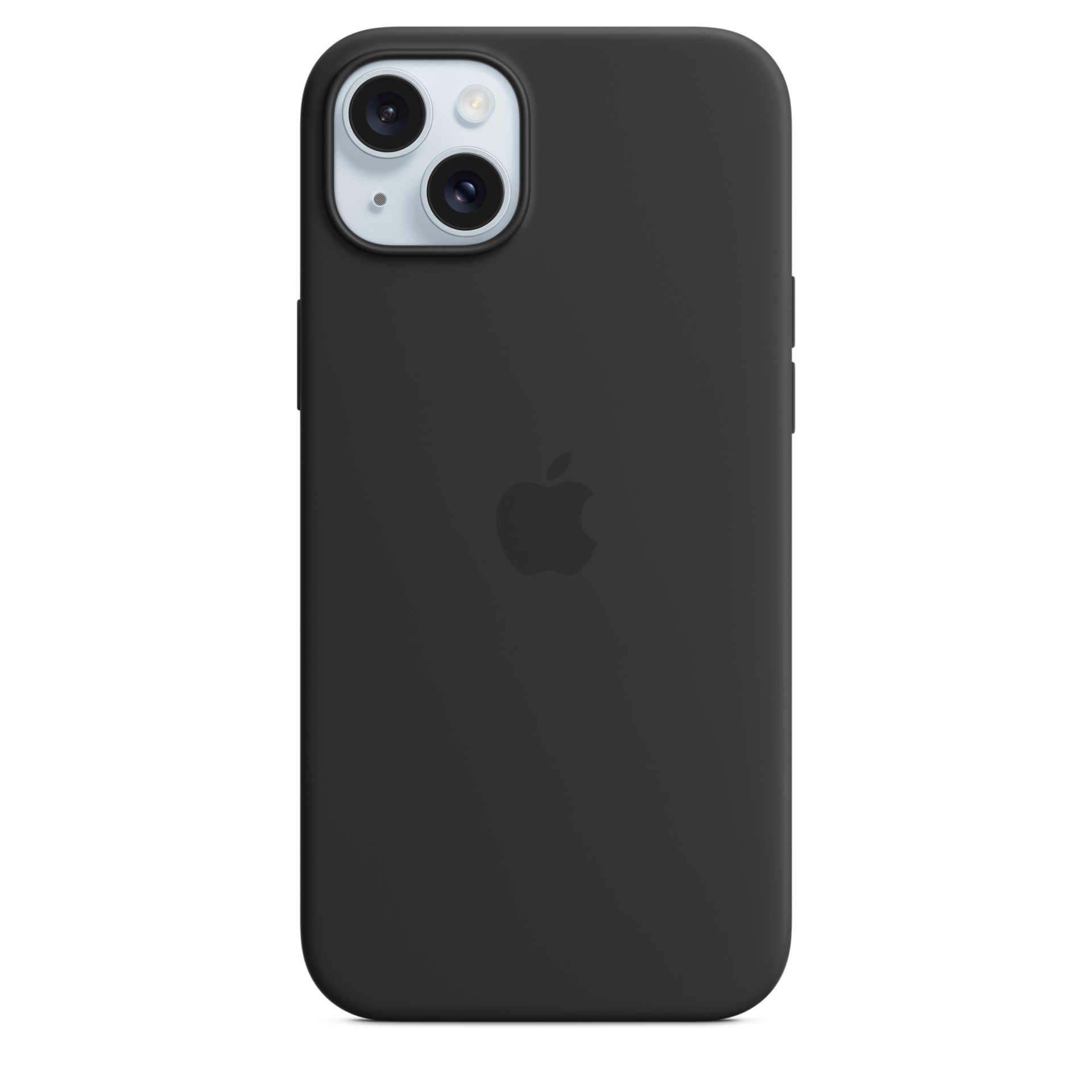 Apple Silicone Case with MagSafe - For iPhone 15 Plus - Black