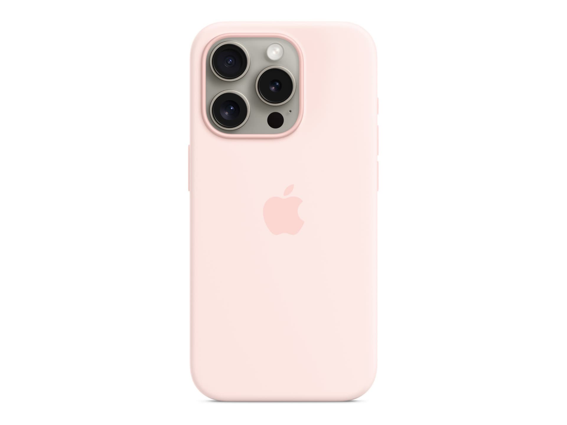 iPhone 15 Pro Silicone Case with MagSafe - Light Pink