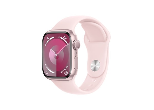 Apple Watch Series 9 (GPS) - 41mm Pink Aluminum Case with S/M