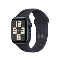 Apple Watch SE 2nd generation (GPS) - 40mm Midnight Aluminum Case with M/L Midnight Sport Band - 32 GB