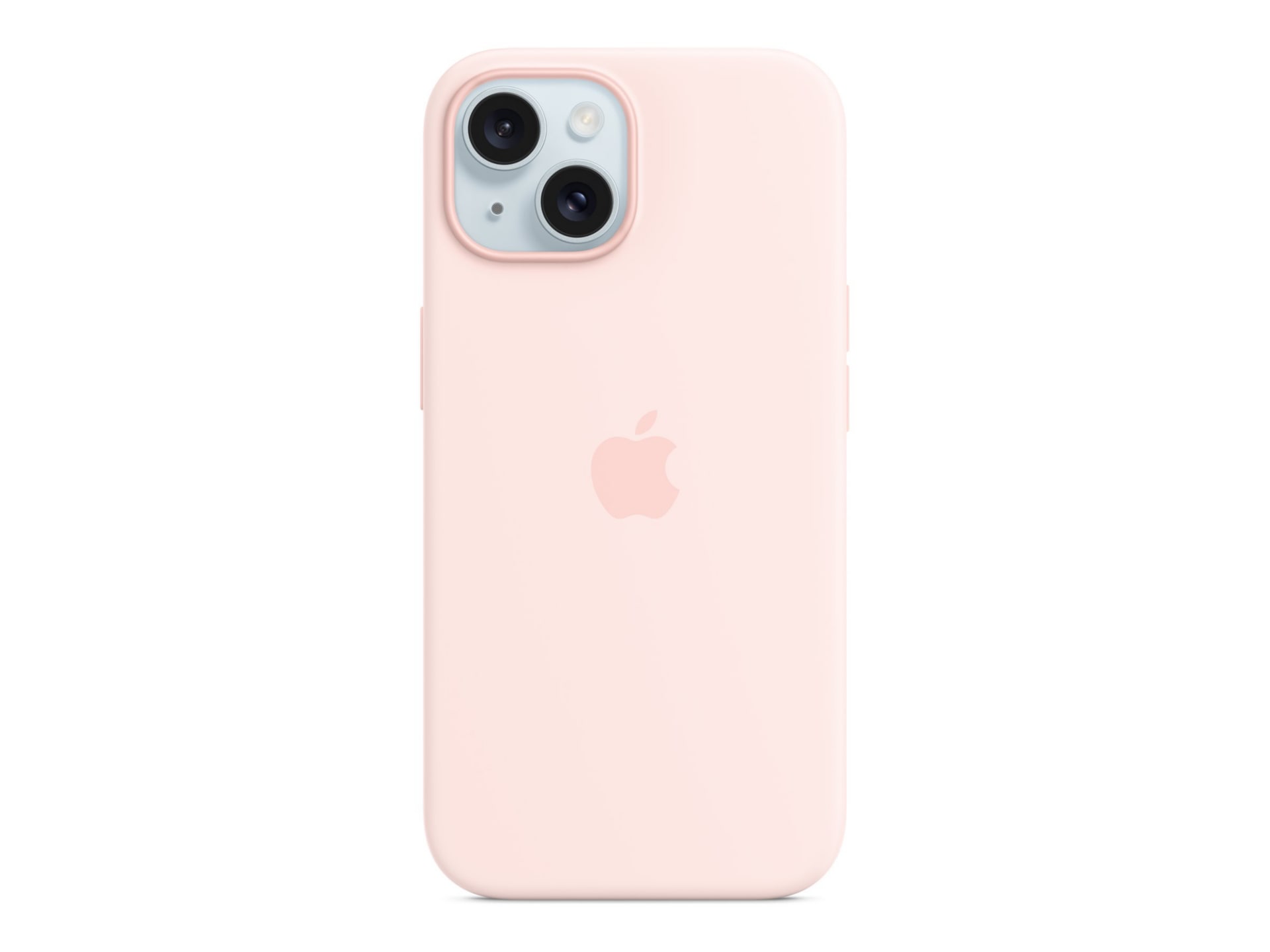iPhone 15 Silicone Case with MagSafe - Light Pink
