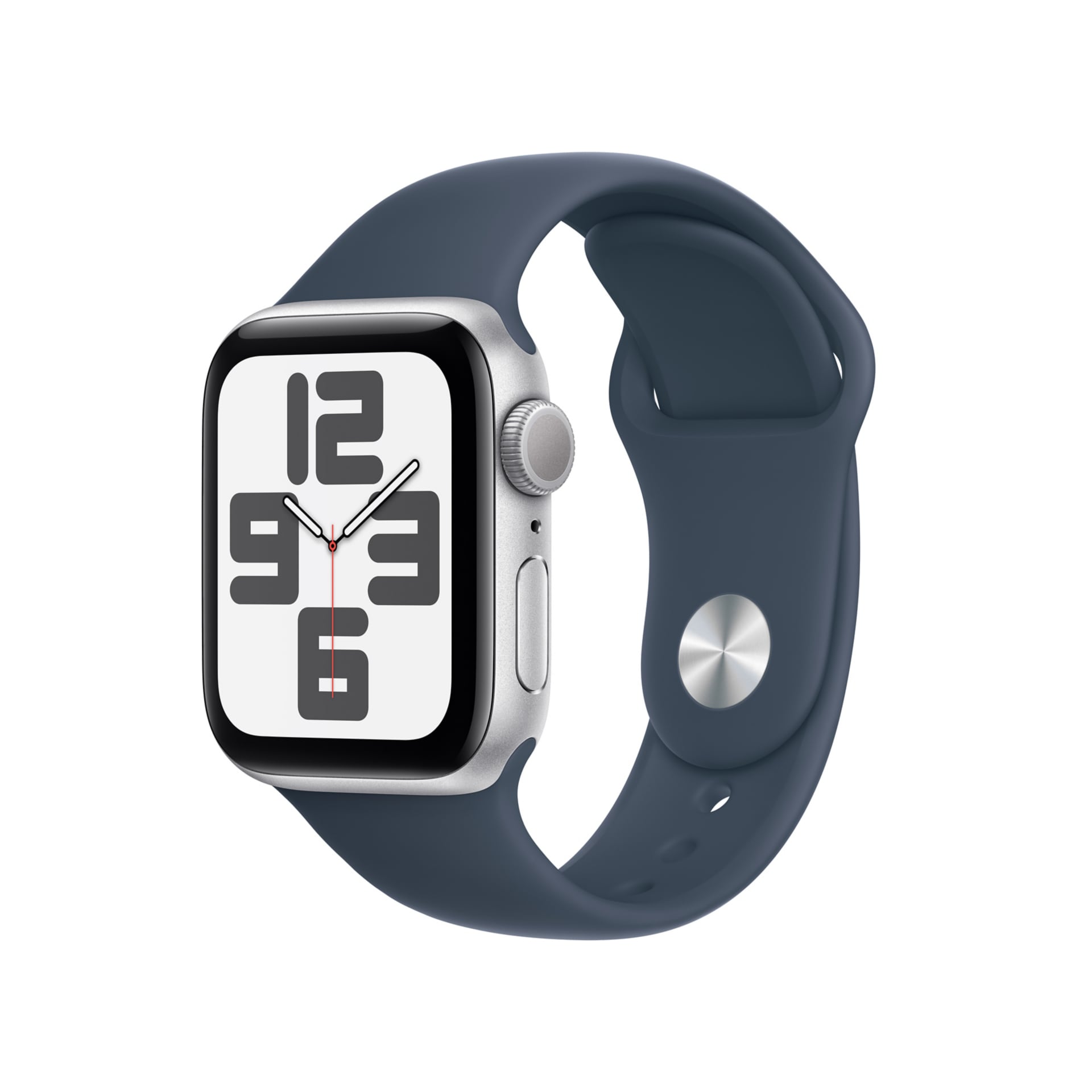 Apple Watch SE 2nd gen (GPS) 40mm Silver Aluminum Case w M/L Sport Band