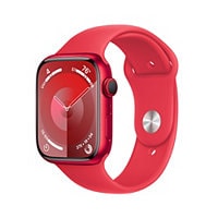 Apple Watch Series 9 (GPS + Cellular) - 45mm (PRODUCT)RED Aluminum Case with S/M (PRODUCT)RED Sport Band - 64 GB