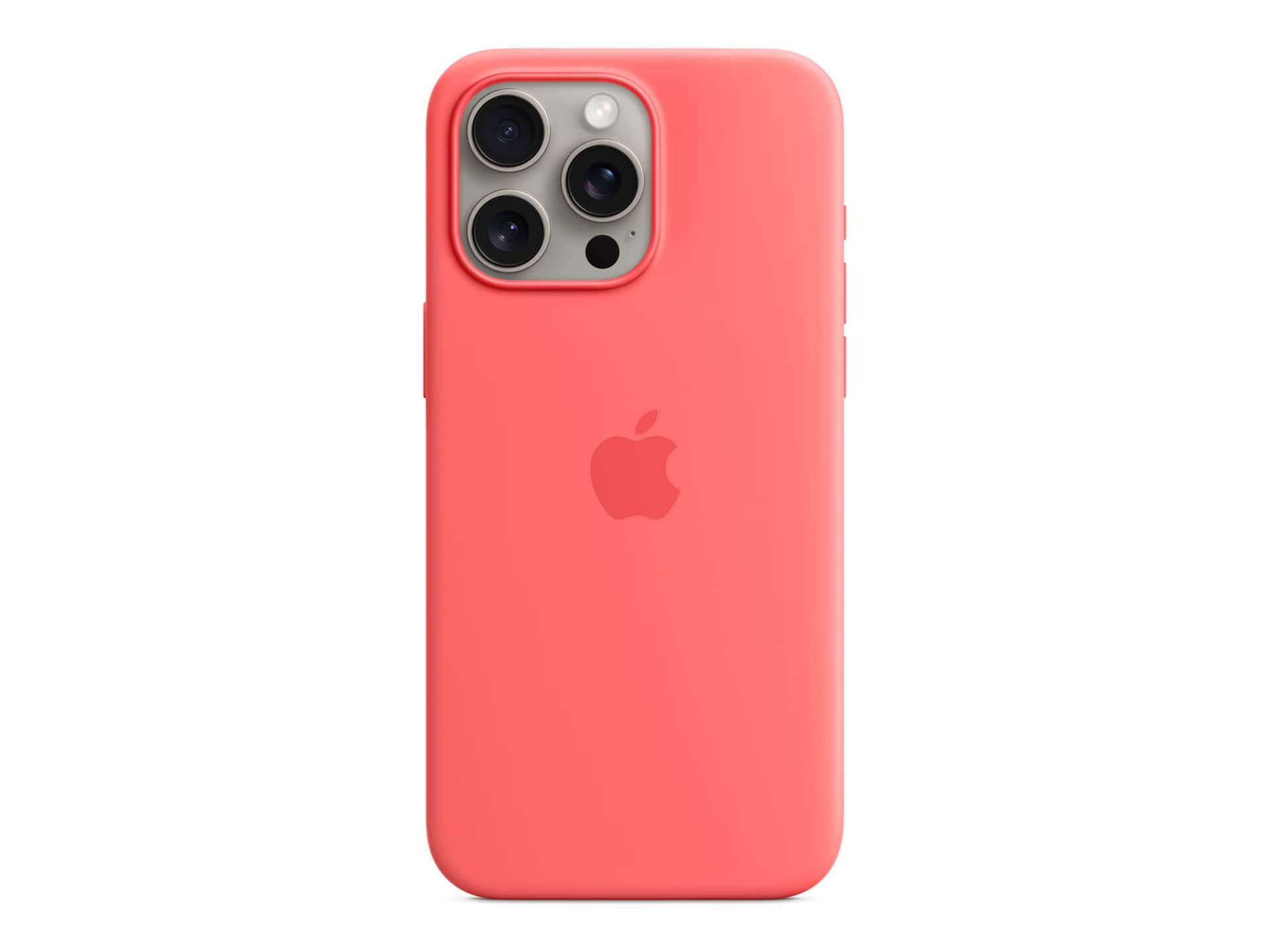 iPhone 15 Pro Max Silicone Case with MagSafe - Guava