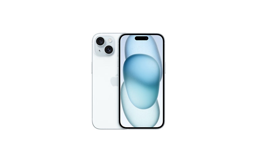 Apple iPhone 15 - Blue - 5G smartphone - 128 GB - Wi-Fi + Cellular - 2023