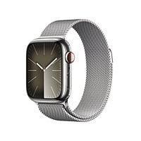 Apple Watch Series 9 (GPS + Cellular) - Silver Stainless Steel 41mm Smart W