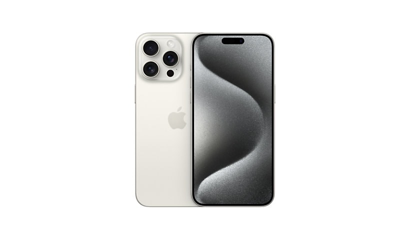 Apple iPhone 15 Pro Max - White Titanium - 5G smartphone - 256 GB - Wi-Fi + Cellular - 2023