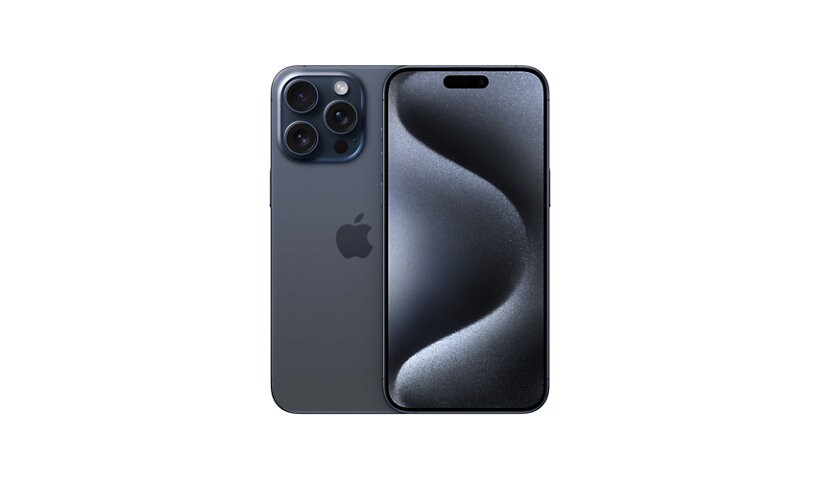 Apple iPhone 15 Pro Max - Blue Titanium - 5G smartphone - 1 TB - Wi-Fi + Cellular - 2023