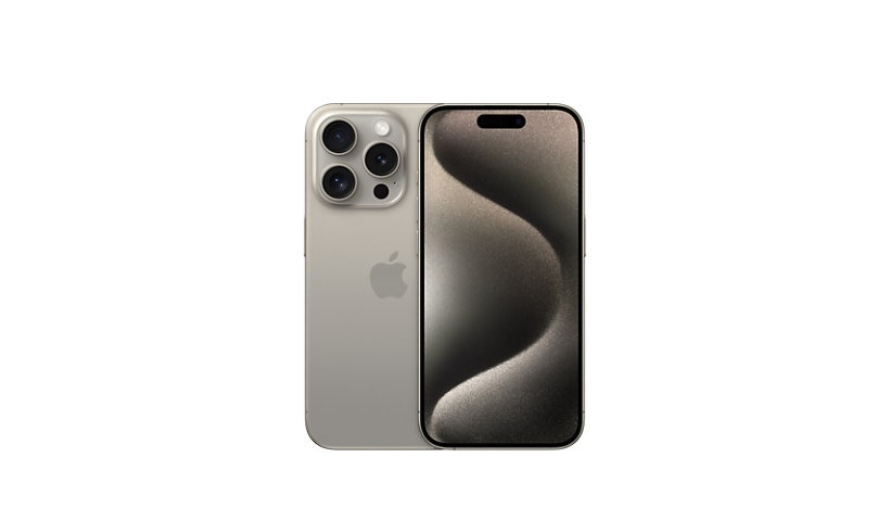Apple iPhone 15 Pro - Natural Titanium - 5G smartphone - 1 TB - Wi-Fi + Cellular - 2023