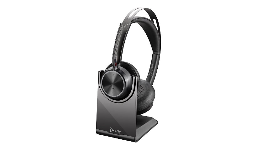 Poly Voyager Focus 2 USB-C Headset with charge stand