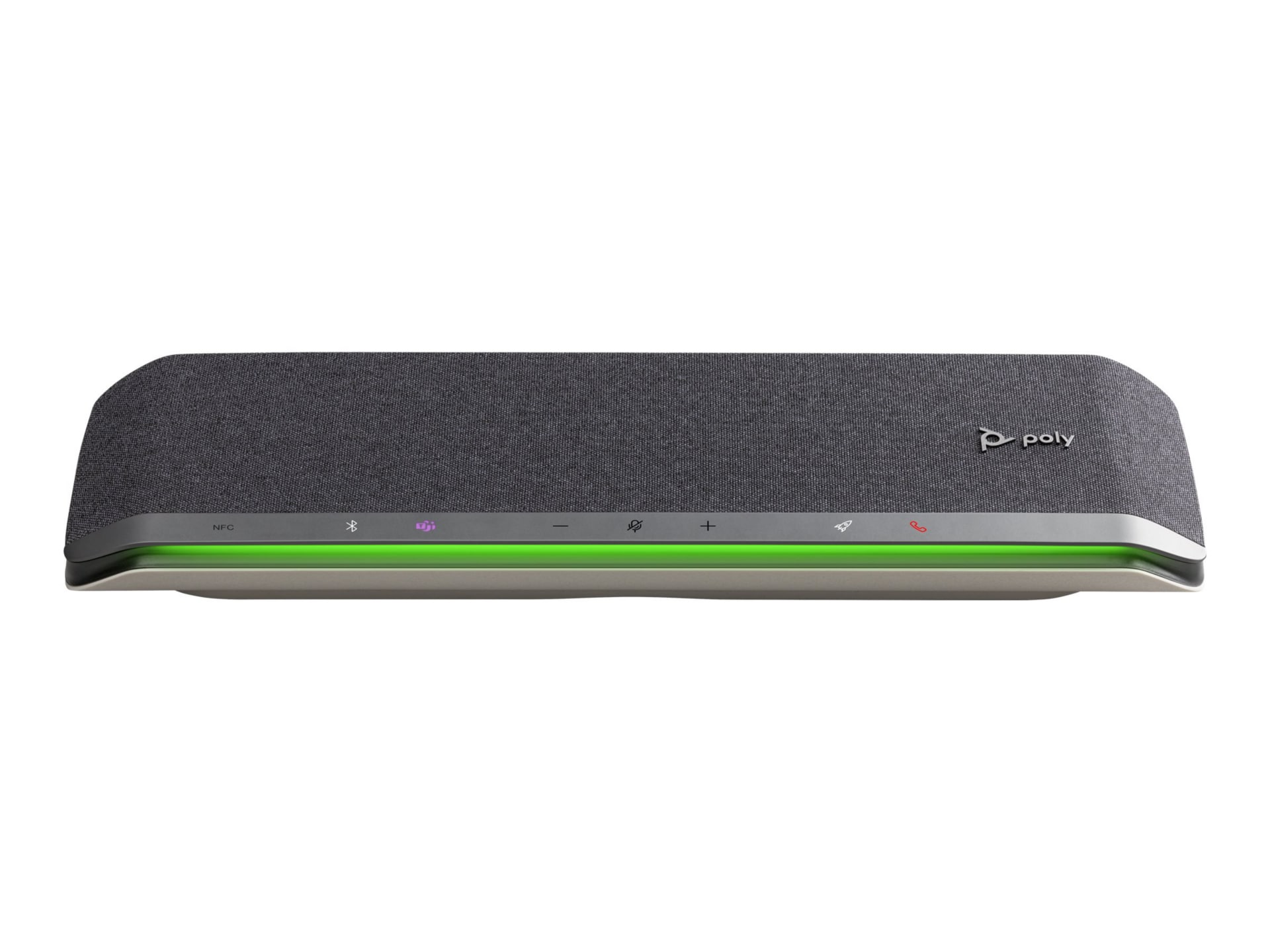 Poly Sync 60 Wired/Wireless Bluetooth Speakerphone - Microsoft Teams - Silv