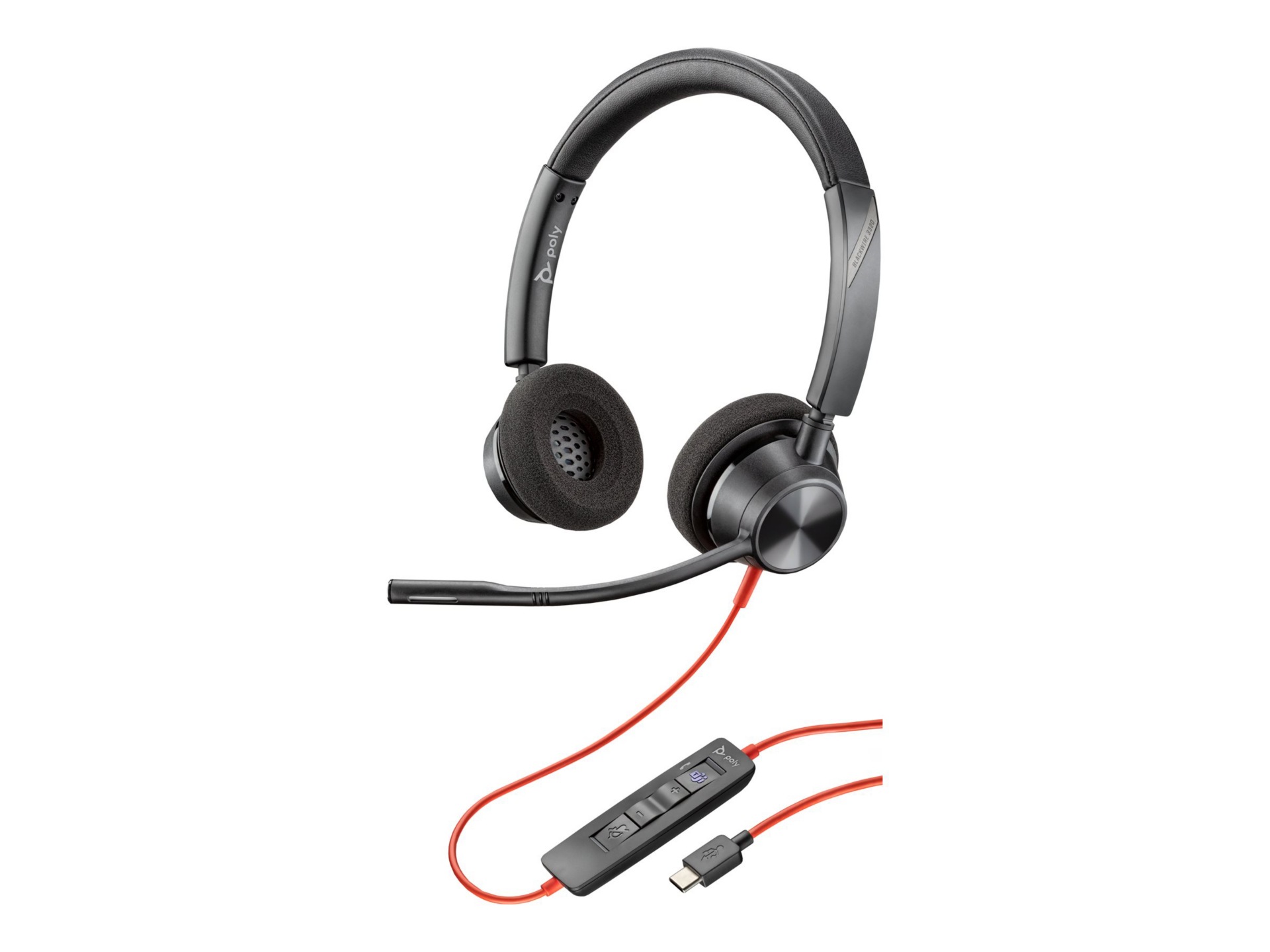 Poly Blackwire 3320 Microsoft Teams Certified USB-C Headset