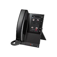 Poly CCX 500 IP Phone - Corded - Corded - Bluetooth - Desktop, Wall Mountable - Black - TAA Compliant