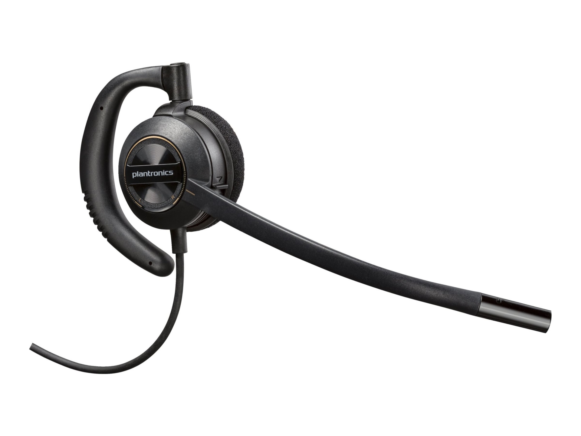 Poly EncorePro 540D Monaural Wired Headset - Quick Disconnect - Convertible - TAA Compliant