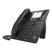 Poly CCX 350 IP Phone - Corded - Corded - Desktop, Wall Mountable - Black