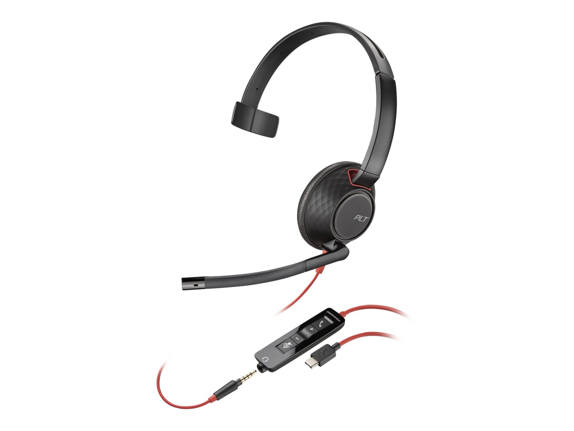 Poly Blackwire C5210 USB-C Headset + Inline Cable