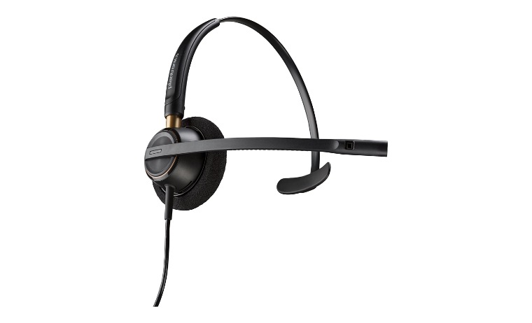 Poly EncorePro 510 Monaural Wired Headset - Quick Disconnect - TAA